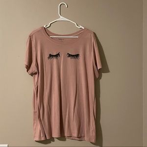 pink torrid tee in a size 2 slim fit